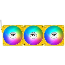 Thermaltake CT120 EX ARGB Ventilador PC Cooling Fan 120mm 3 Pack 500-2000 RPM Iluminación LED Multi Color Amarillo