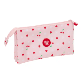 Safta Estuche Portatodo Triple Glowlab Frutitas 120x220x30 mm