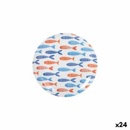 Plato de Postre La Mediterránea 20 cm Peces (24 Unidades) Precio: 37.59000036. SKU: B13FSVTP77