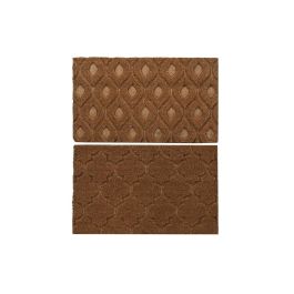 Felpudo Basicos DKD Home Decor Marron 45 x 2.3 x 75 cm (2 Unidades)