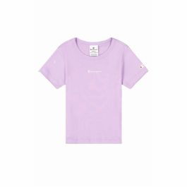 Camiseta de Manga Corta Infantil Champion Crewneck Lavanda