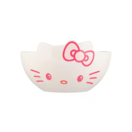 Wondee Cuenco Multifunción Hello Kitty con Soporte para Móvil para Snacks