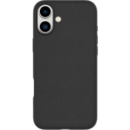 eSTUFF iPhone 16 INFINITE VENICE Magnetic Leather Cover - Black - 86% recycled plastic