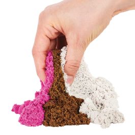 Spin Master 6059742 Kinetic Sand Ice Cream Treats Arena Mágica Perfumada Vainilla Chocolate Fresa con Accesorios +6 años