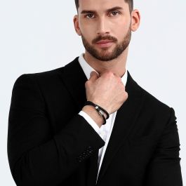 Pulsera Hombre Maserati Cuero