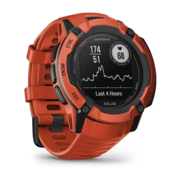 Garmin Instinct 2 Solar GPS Reloj 2X Solar Rouge GAR0753759319335