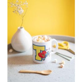ERIK Taza BT21 Tata 330ml de Cerámica - Apta para Lavavajillas y Microondas