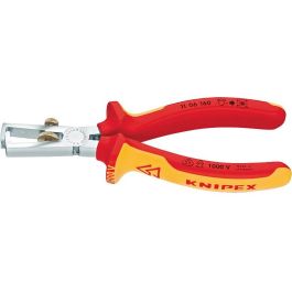 Knipex 110616 Alicates Pelacables Aislados VDE DIN EN 60900 para Cable hasta Ø5mm / 10mm² con Ajuste de Diámetro Precio: 37.6899996. SKU: S7913411