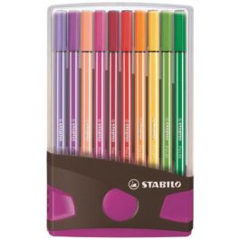 Stabilo Rotulador Pen 68 Colores Surtidos Estuche Parade Antracita-Rosa 20 Ud Precio: 18.49999976. SKU: S8417672