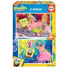 Educa Puzzle Bob Esponja 2 Puzzles de 48 Piezas Cada Uno, Juguete Educativo Niños 3 a 6 Años, Multilingüe (ES/EN) Precio: 11.5071. SKU: B1EEVEE7B6