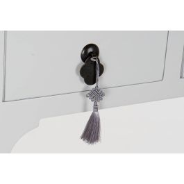 Consola Oriental DKD Home Decor Blanco Plateado 26 x 80 x 96 cm Consola Oriental DKD Home Decor Blanco Plateado 26 x 80 x 96 cm