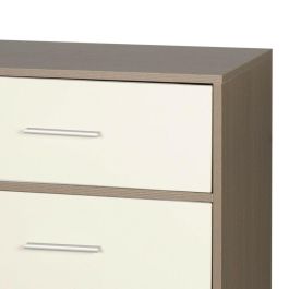 Cómoda Max Home Blanco Gris Moderno 114 x 92 x 30 cm Cómoda Max Home Blanco Gris Moderno 114 x 92 x 30 cm