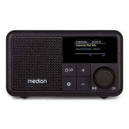 Medion AAAPC79485 Mini Radio Digital DAB/FM Portátil - Mono 2W RMS - Negro