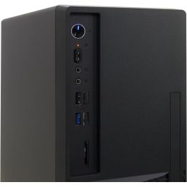 Inter-Tech S-703 Mini Torre PC Escritorio micro ATX/Mini-ITX, Color Negro