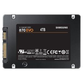 Samsung MZ-77E4T0B/EU SSD 4TB 2.5" Negro Velocidad Lectura 560MB/s Escritura 530MB/s