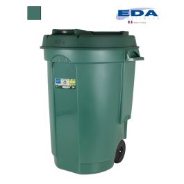 Eda Cubo Jardín con Ruedas 110 Lt, 55 x 81 x 58 cm (2 Unidades) Precio: 96.99000025. SKU: S2203870