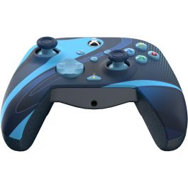 PDP REMATCH GLOW Mando Alámbrico para Xbox Series X|S, Xbox One y PC - Blue Tide Glow