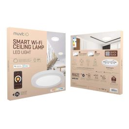 Foco empotrable Muvit iO Blanco 30 W 3000 lm 330 mm Wi-Fi