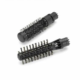 BaByliss AS86E Cepillo Moldeador Smooth Shape - 2 Cepillos Intercambiables 19/23mm, 3 Temperaturas, 300W para Volumen y Ondas