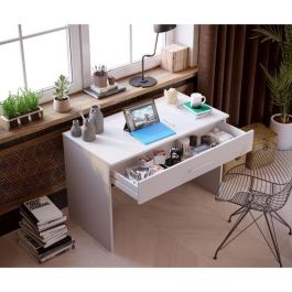 T80516PL05LVO Escritorio con Cajones Grandes Melamina Roble 110 x 56 x 81,5 cm