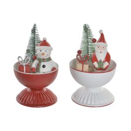 DKD Home Decor Adornos Navideños Tradicionales de Metal Blanco y Rojo - Juego de 6 Unidades para Árbol de Navidad, Medidas 9x13x9 cm Precio: 23.92896. SKU: B14NNCFDVB
