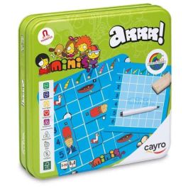 Juego barcos arrr de madera en caja de metal. 8 piezas. 2 jugadores. 19x19x3,5cm Juego barcos arrr de madera en caja de metal. 8 piezas. 2 jugadores. 19x19x3,5cm