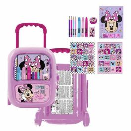 Set papelería coloreable trolley minnie 22.0 x 25.5 x 9.0 cm Set papelería coloreable trolley minnie 22.0 x 25.5 x 9.0 cm