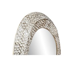 DKD Home Decor Espejo Scandi Dorado de Metal y Cristal 80.5 x 59 cm (2 Unidades)