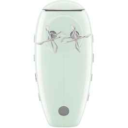 Smeg HMF01PGEU Batidora de Mano Verde - Varillas para Montar y Amasar - 9 Velocidades y Función Turbo