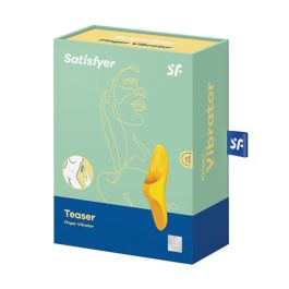 Satisfyer Vibrador de dedo amarillo fuerte para mujer Precio: 22.58999941. SKU: SLC-82984