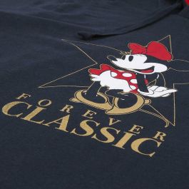 Sudadera con Capucha Mujer Minnie Mouse Azul oscuro