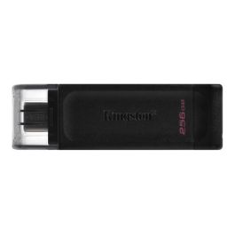KINGSTON DT70/256GB Pendrive 256GB USB-C 3.2 Gen 1 Negro 200MB/s Precio: 25.4999998. SKU: S55174064