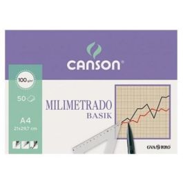 Canson Bloc Milimetrado Basik Encolado 50 Hojas 100 gr. 21x29,7 cm Precio: 4.49999992. SKU: B184QTZAR6