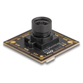 DeLOCK USB 2.0 Cámara Web V6, 2.1 Megapíxeles, 94°, Full HD 1080p a 30 FPS, Enfoque Fijo, Sensor CMOS 1/2.7", Compatible con Windows 10/11