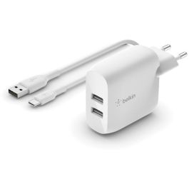 Belkin 1m a-c 24w - Cargador Dual USB-A 24W Blanco Precio: 42.50000007. SKU: B1BFKDZXYH