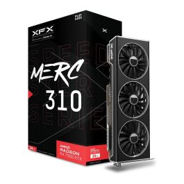 XFX RX 7900XTX 24GB GDDR6 Merc310 Black Edition Tarjeta Gráfica con 3 Ventiladores