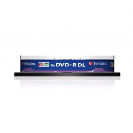 Verbatim DVD+R Doble Capa 8.5GB 8X 10 Unidades Spindle Superficie Matt Silver Verbatim DVD+R Doble Capa 8.5GB 8X 10 Unidades Spindle Superficie Matt Silver