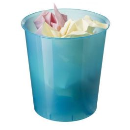 Archivo 2000 Papelera de Plástico con Aro Sujetabolsas, 16 Litros, 290x310 mm, Color Lagon Traslúcido Precio: 3.50000002. SKU: B1E664G4J6
