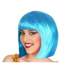 Peluca Corta Lisa Azul Con Flequillo De 100 gr Precio: 2.98999954. SKU: B198NYLYTK