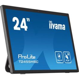 MONITOR IIYAMA 24" TACTIL T2455MSC-B1, IPS, 1920x1080, HDMI, DISPLAYPORT, 2 USB 3.0, ALTAVOCES, WEBCAM &amp; MICROFONO