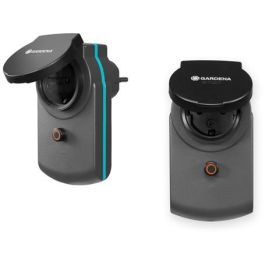 Gardena 19095-20 Smart Power Zwischenstecker, Enchufe Inteligente Negro, Instalación Simplificada, 1 Pieza