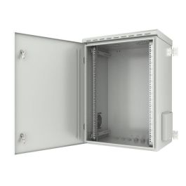 Lanview 19'' Rack Cabinet 16U 60x45, Armario de Red para Montaje en Pared, Puerta de Cristal Templado Antiestático