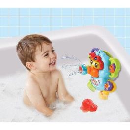 VTECH BABY Lancelot, el Elephant'eau: Juguete de Baño Interactivo, Adorable Elefante que Rocía Agua para Niños y Niñas 1-5 años