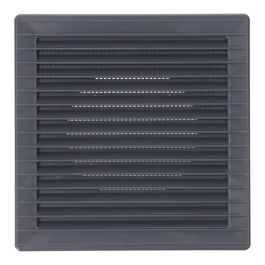 Rejilla ventilación cuadrada empotrable ø 100mm con mosquitera 170x170x11,5mm abs gris Precio: 2.50000036. SKU: B13PVAYWKG