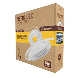 Muvit Tira Led Neon IO IP65 5m Blanco Cálido 3000K, Blanco Medio 4000K, Blanco Frío 6000K Control Remoto