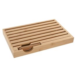 Tabla Cortar Basicos DKD Home Decor Natural 24.5 x 3.8 x 38 cm Set de 2