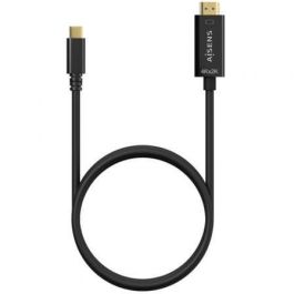 AISENS - CABLE CONVERSOR USB-C A HDMI 4K@30HZ, USB-C/M-HDMI/M, NEGRO, 1.8M AISENS - CABLE CONVERSOR USB-C A HDMI 4K@30HZ, USB-C/M-HDMI/M, NEGRO, 1.8M