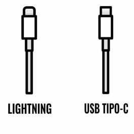 Cable USB-C a Lightning Apple MM0A3ZM/A Blanco 1 m