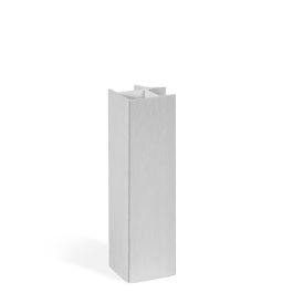 Herrajes Alk Ángulo Rígido Zócalo Zesio H80, H100, H147, H164 Reversible 90º Plata/Blanco Mate Aluminio/PVC Precio: 0.69000008. SKU: B1JGFCSN9W