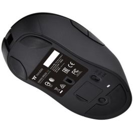 Thermaltake GMO-DMS-HYOOBK-01 Ratón Gaming Óptico Inalámbrico Bluetooth 19000 DPI Mano Derecha Negro